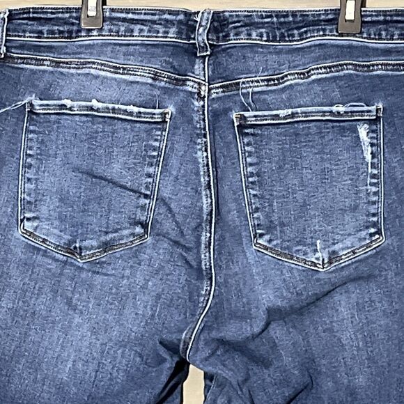 Kut From The Kloth Jeans Womens 18W Straight  Leg Ankle Cropped Reese - Picture 6 of 8